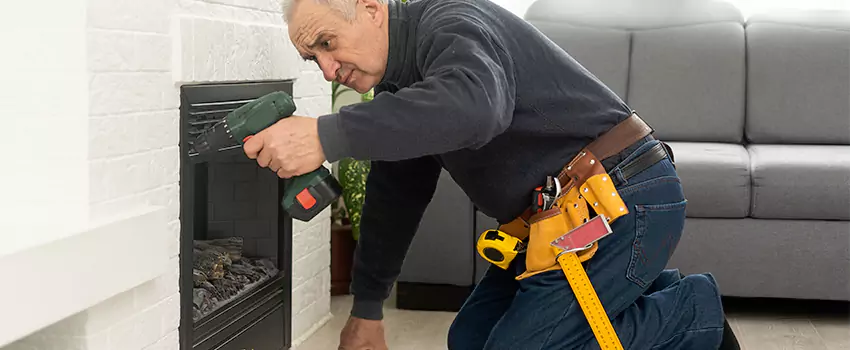 New Indoor Fireplace Installation in New Rochelle, New York