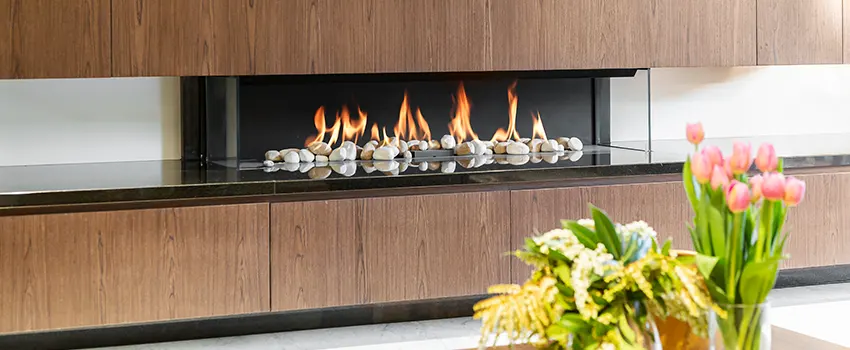 Double-height Fireplace Design Refurbishment in New Rochelle, New York