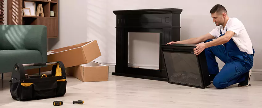 Old Rusted Metal Fireplace Repair And Replacement in New Rochelle, NY